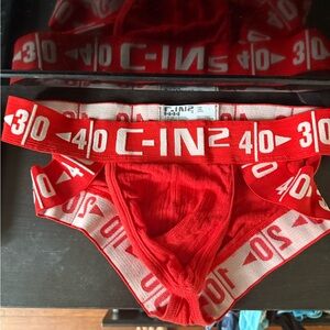 Men's Red Briefs